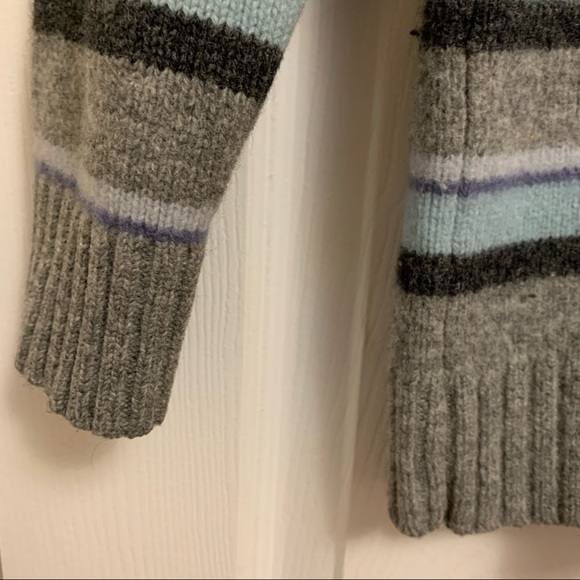 Vintage North Crest Lambswool Crewneck Sweater Stripped Size Small - Picture 4 of 5